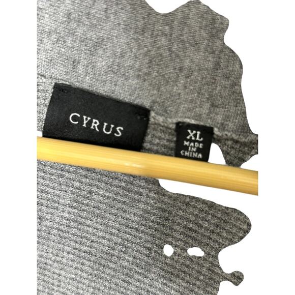 Cyrus Grey Open Cardigan Sweater with Button Sides Women's Size XL New $110 - Picture 8 of 8